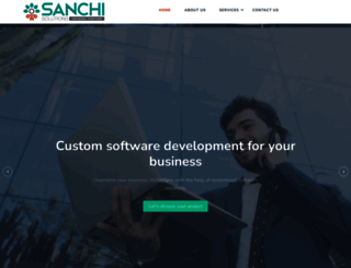 sanchisolutions.com screenshot
