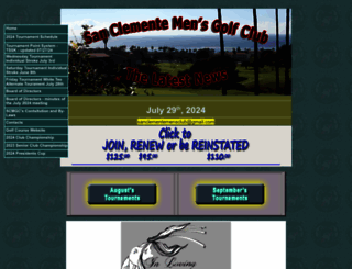 sanclementemensclub.com screenshot