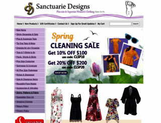 sanctuarie.com screenshot