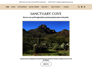 sanctuarycove.org screenshot