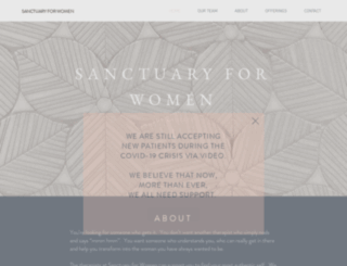 sanctuaryforwomen.net screenshot