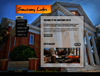 sanctuarylofts.com screenshot