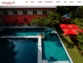 sandalayresort.com screenshot