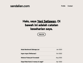 sandalian.com screenshot