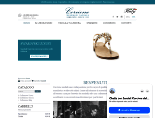sandalicorcione.com screenshot