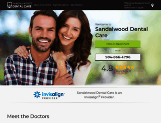 sandalwooddentalcarefl.com screenshot