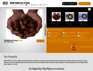 sandalwoodhandicrafts.com screenshot