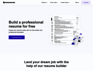 sandbox.resume.com screenshot