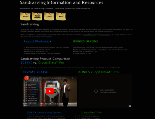 sandcarving.com screenshot