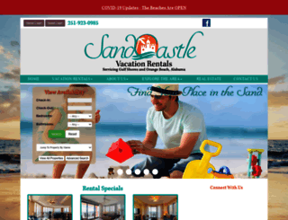 sandcastleal.com screenshot