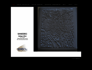 sanddec.com screenshot