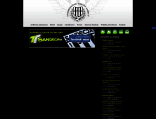 sandecja.org screenshot