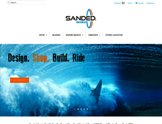 sanded.com.au screenshot