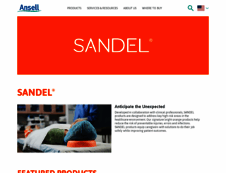 sandelmedical.com screenshot