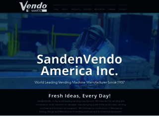 sandenvendoamerica.com screenshot