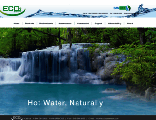 sandenwaterheater.com screenshot