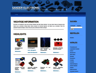 sander-electronic.de screenshot