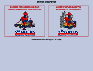 sanders-online.de screenshot