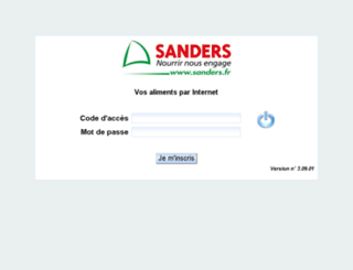 sanders.senoe.com screenshot