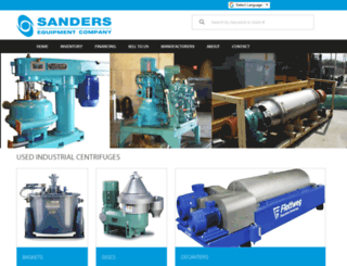 sandersequipment.com screenshot