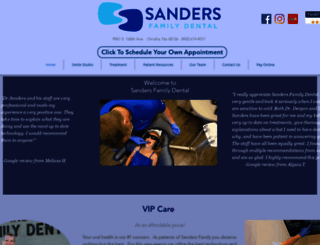sandersfamilydent.com screenshot