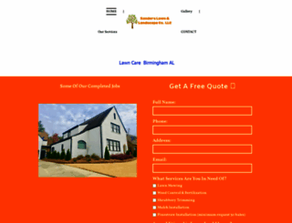 sanderslandscaping.org screenshot
