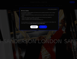 sandersonlondon.com screenshot