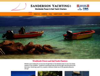 sandersonyachting.com screenshot