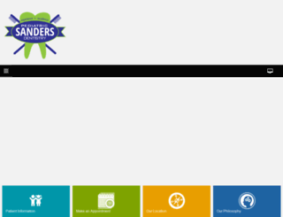 sanderspediatricdentist.com screenshot