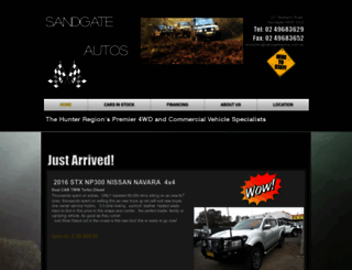 sandgateautos.com.au screenshot