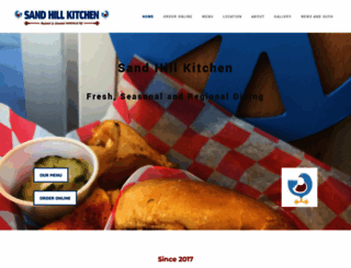 sandhillkitchen.com screenshot