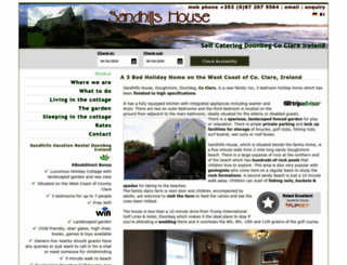 sandhillshouse.com screenshot