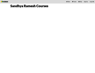 sandhya_ramesh.trinket.io screenshot