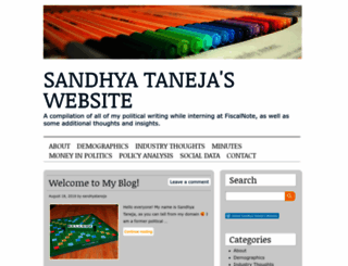 sandhyataneja.wordpress.com screenshot