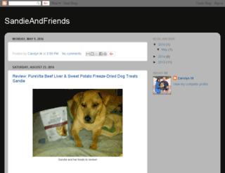 sandieandfriends.blogspot.com screenshot