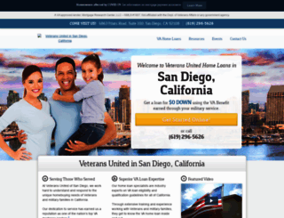 sandiego.veteransunited.com screenshot