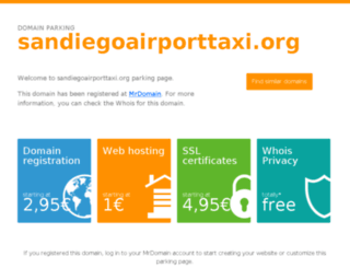 sandiegoairporttaxi.org screenshot
