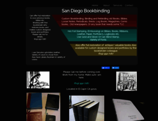 sandiegobookbinding.com screenshot