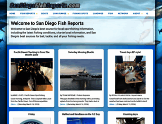 sandiegofishreports.com screenshot