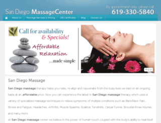 sandiegomassagecenter.com screenshot