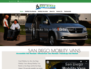 sandiegomobilityvans.com screenshot