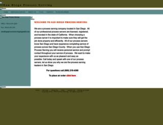 sandiegoprocessserving.com screenshot