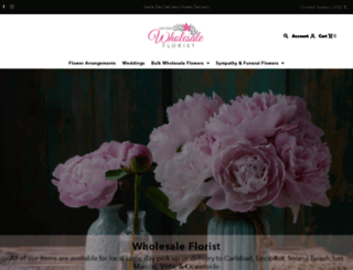 sandiegowholesaleflowers.com screenshot