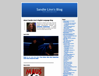 sandielinn.wordpress.com screenshot