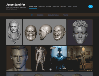 sandiferart.com screenshot