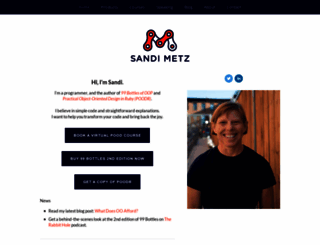 sandimetz.com screenshot