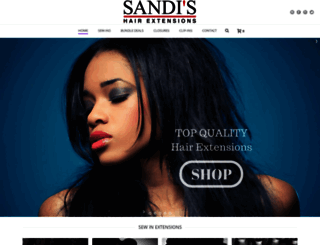 sandishair.com screenshot