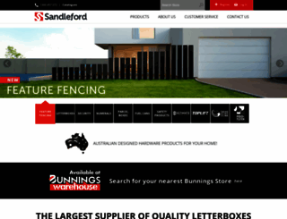 sandleford.com.au screenshot