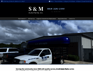 sandmautoparts.com screenshot