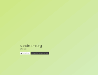 sandmen.org screenshot